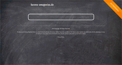 Desktop Screenshot of korona-omogenias.de