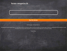 Tablet Screenshot of korona-omogenias.de